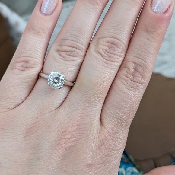 Portuguese Cut Engagement Ring size 7 - Picture 4 of 6